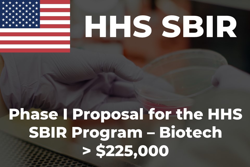U.S. Department of Health and Human Services SBIR Program Phase I