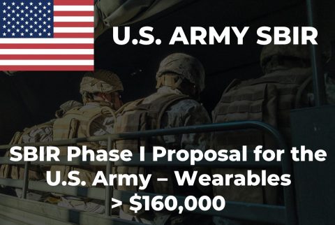 US Army SBIR Phase I Proposal Military Wearables